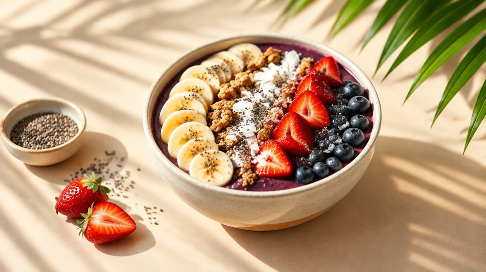 Konzept einer Bowls-Café-Website